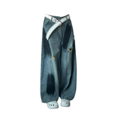 Y2K Ripped Oversize Women's Jeans